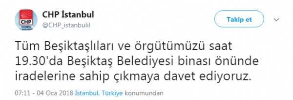 CHP'nin çağrısına ilgi olmadı